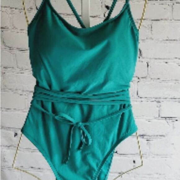 Aqua One-Piece Swimsuit - Picture 5 of 6